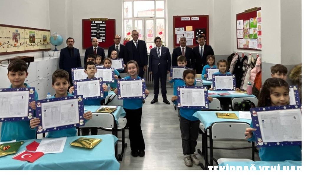 İlçemiz Ertuğrul İlkokulunda 2025-2026 Eğitim-Öğretim Yılı Birinci Dönem Karne Dağıtım Programı