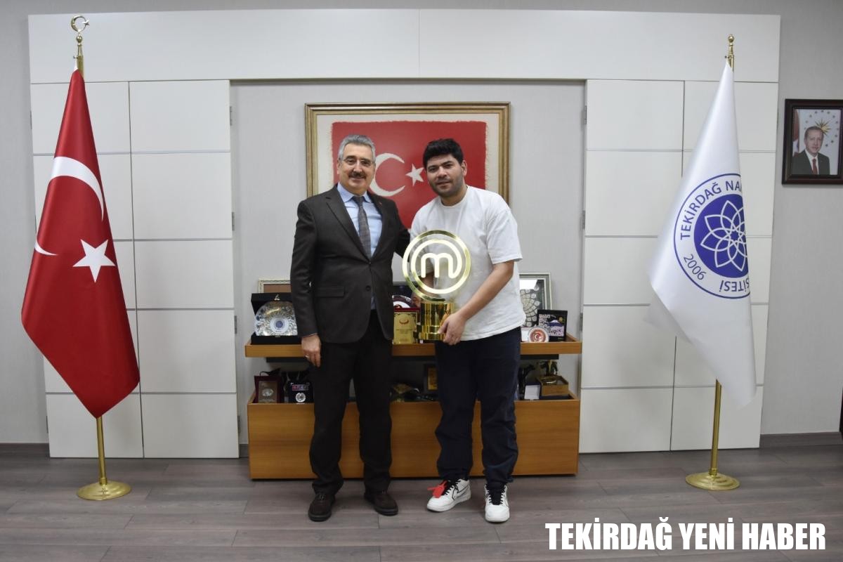 MasterChef Şampiyonu Sergen ÖZEN’den Rektörümüze Nezaket Ziyareti