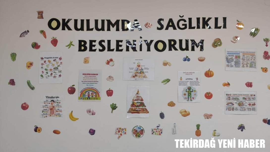 Okulumda Sağlıklı Besleniyorum ve Fiziksel Aktivite Etkinlikleri Gerçekleştirildi