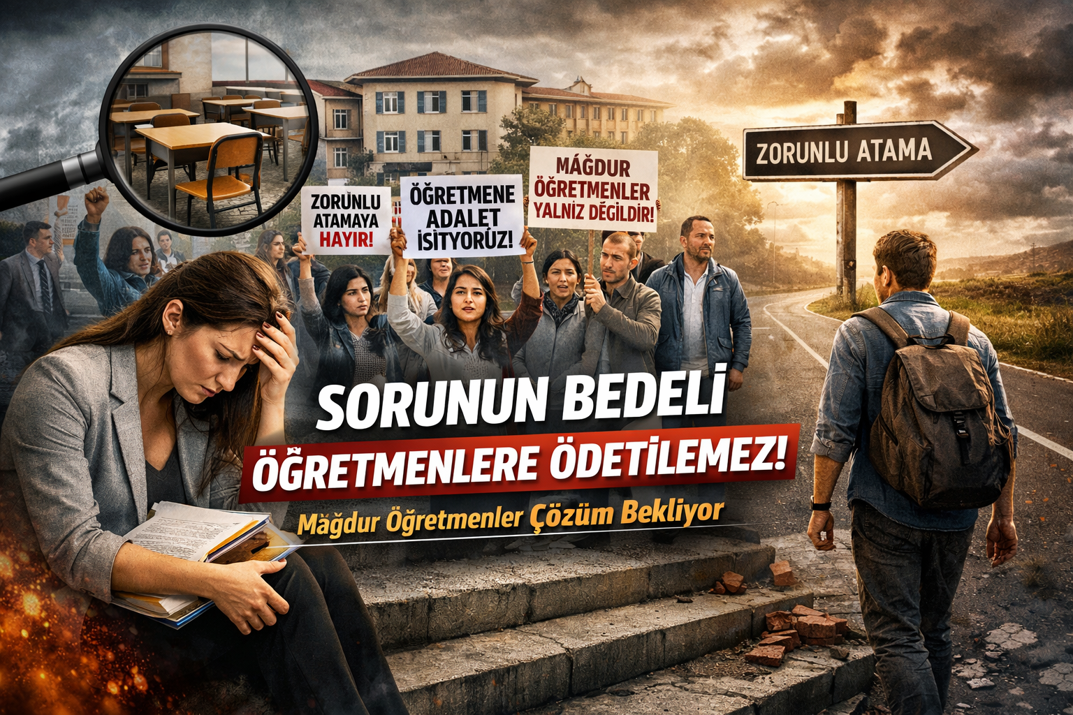 SORUNUN BEDELİ ÖĞRETMENLERE ÖDETİLEMEZ