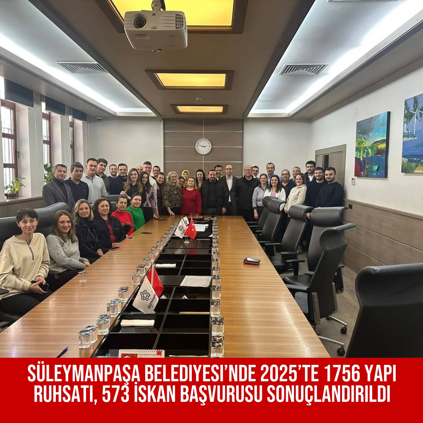 Süleymanpaşa Belediyesi’nde 2025’te 1756 Yapı Ruhsatı, 573 İskan Başvurusu Sonuçlandırıldı