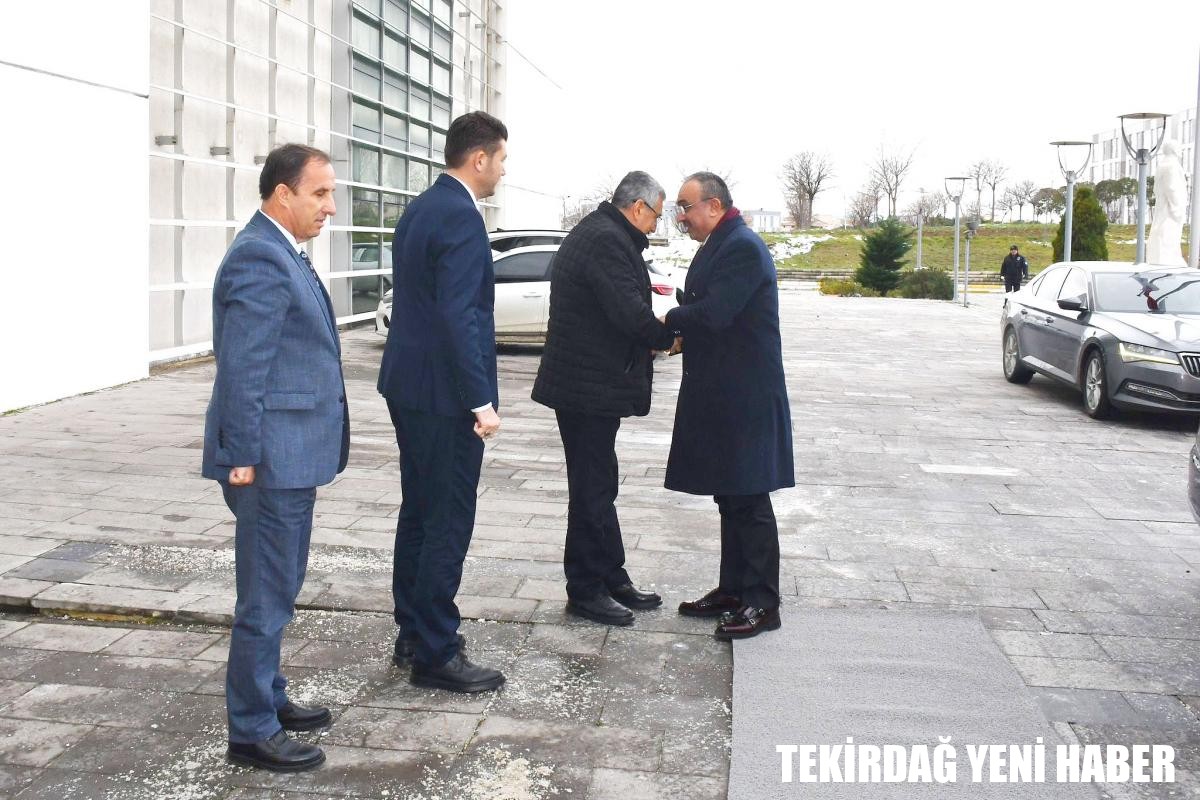 Tekirdağ ValisiRecep Soytürk’ten  Genel Sekreter Saygı’ya İade-i Ziyaret