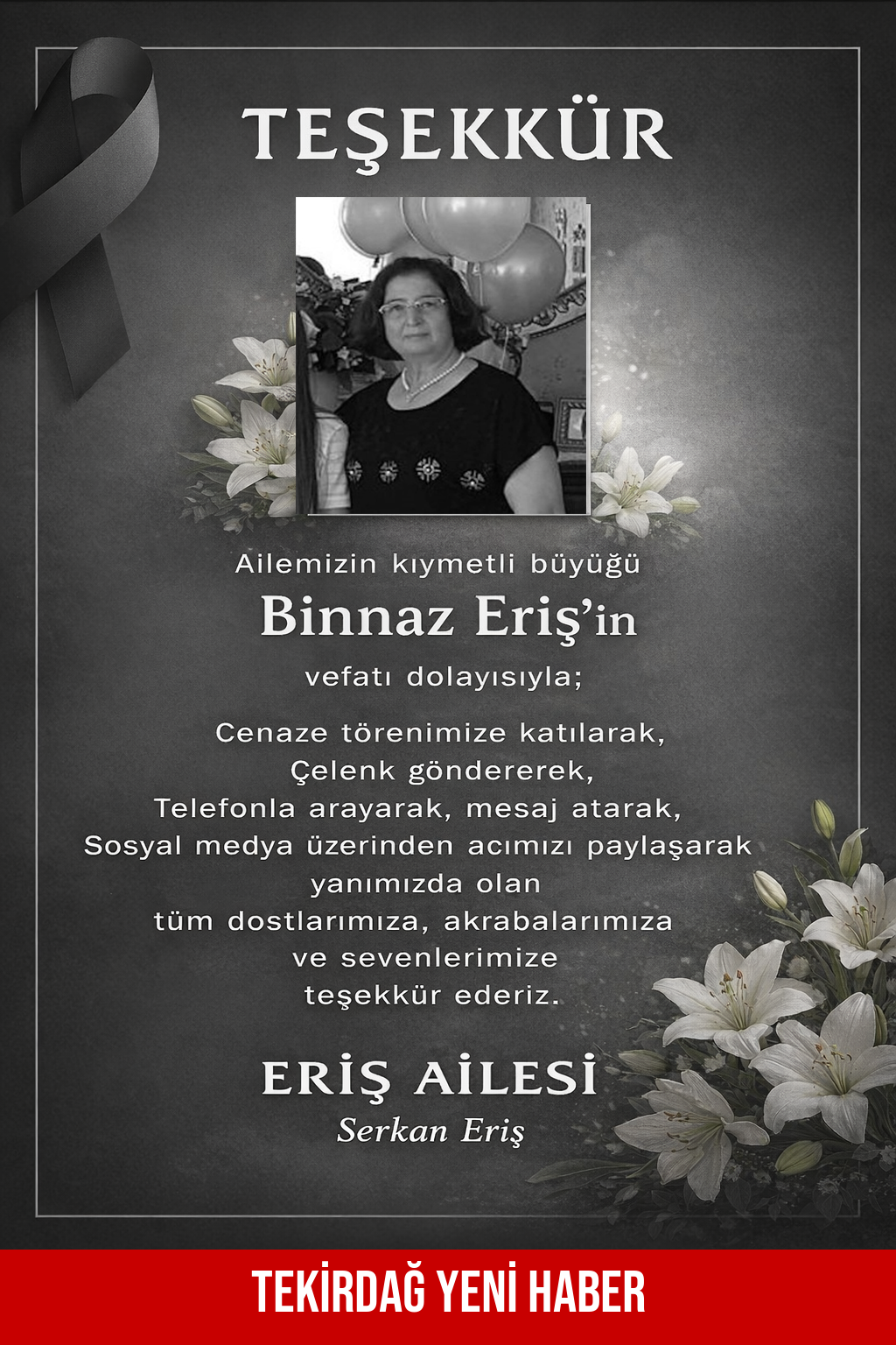 TEŞEKKÜR