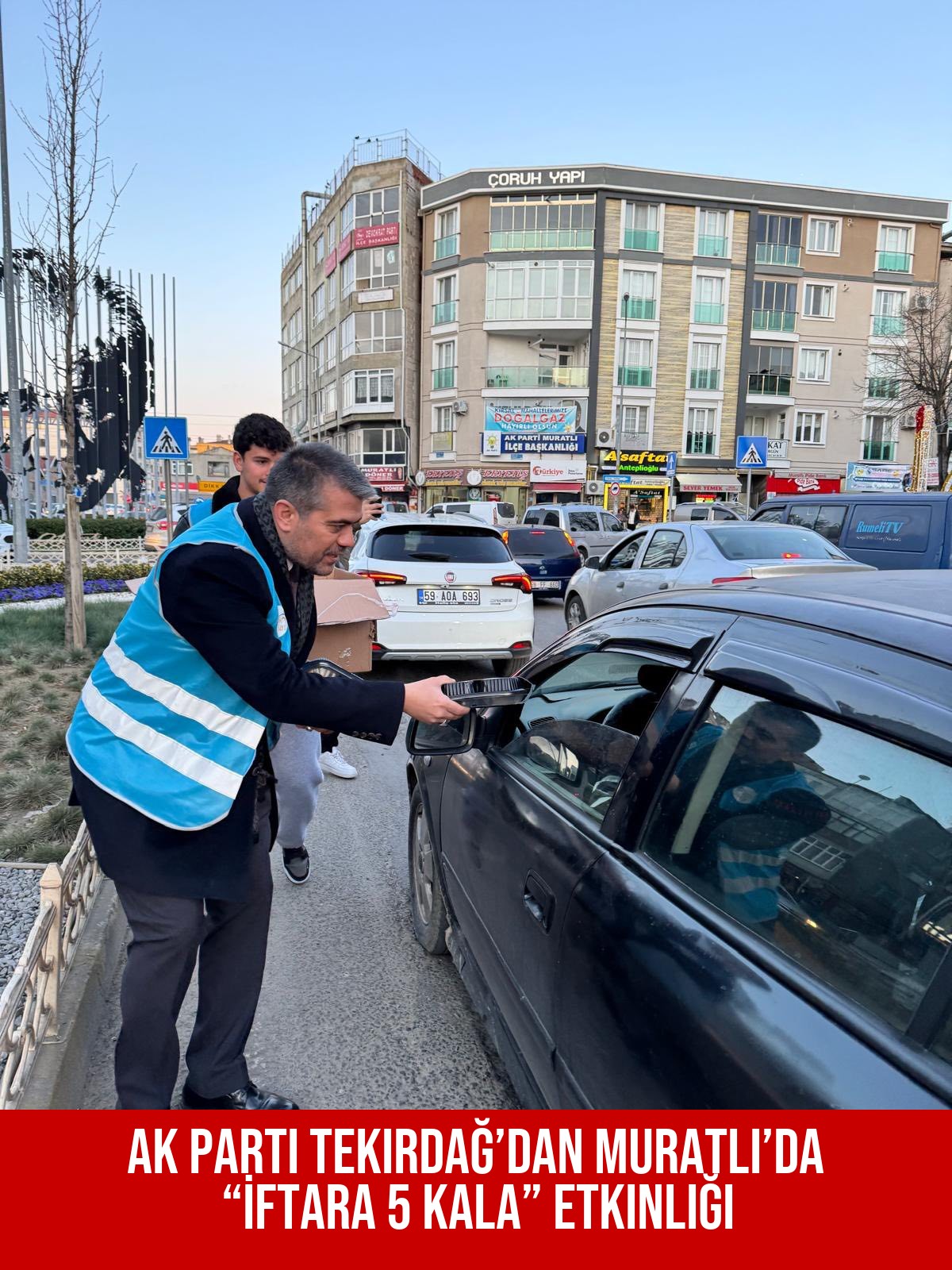 AK Parti Tekirdağ’dan Muratlı’da “İftara 5 Kala” etkinliği