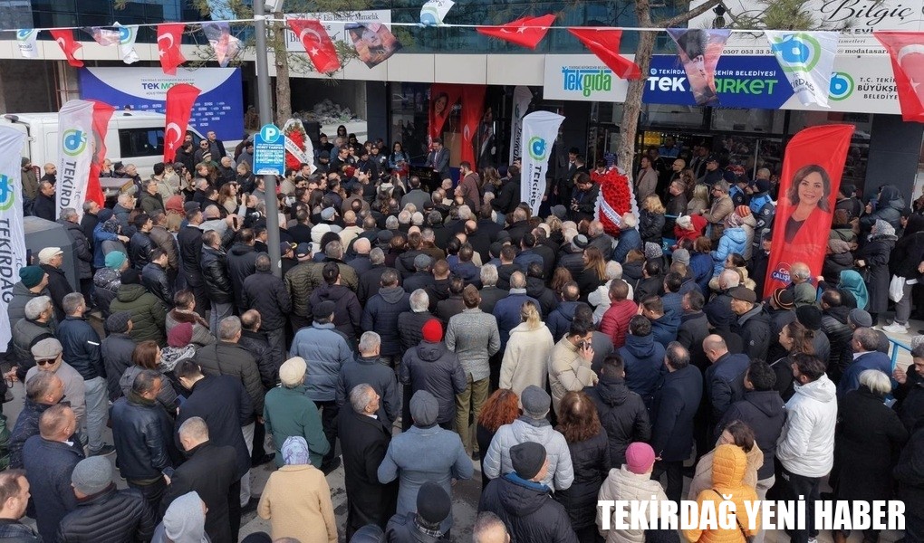 DAYANIŞMA AĞI BÜYÜYOR: TEK MARKET ÇERKEZKÖY’DE AÇILDI