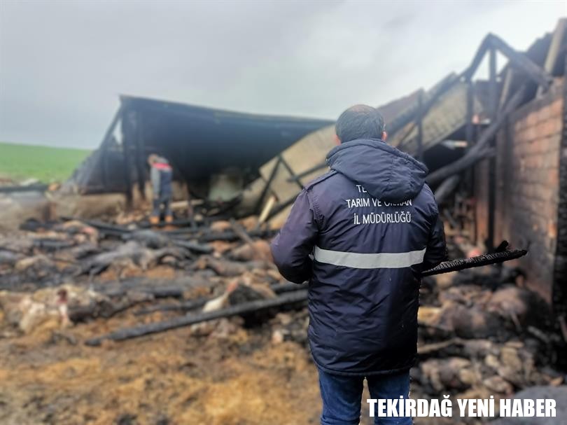 İl Müdürü Mehmet AKSOY Ergene’de Yangın Çıkan İşletmede İncelemelerde Bulundu