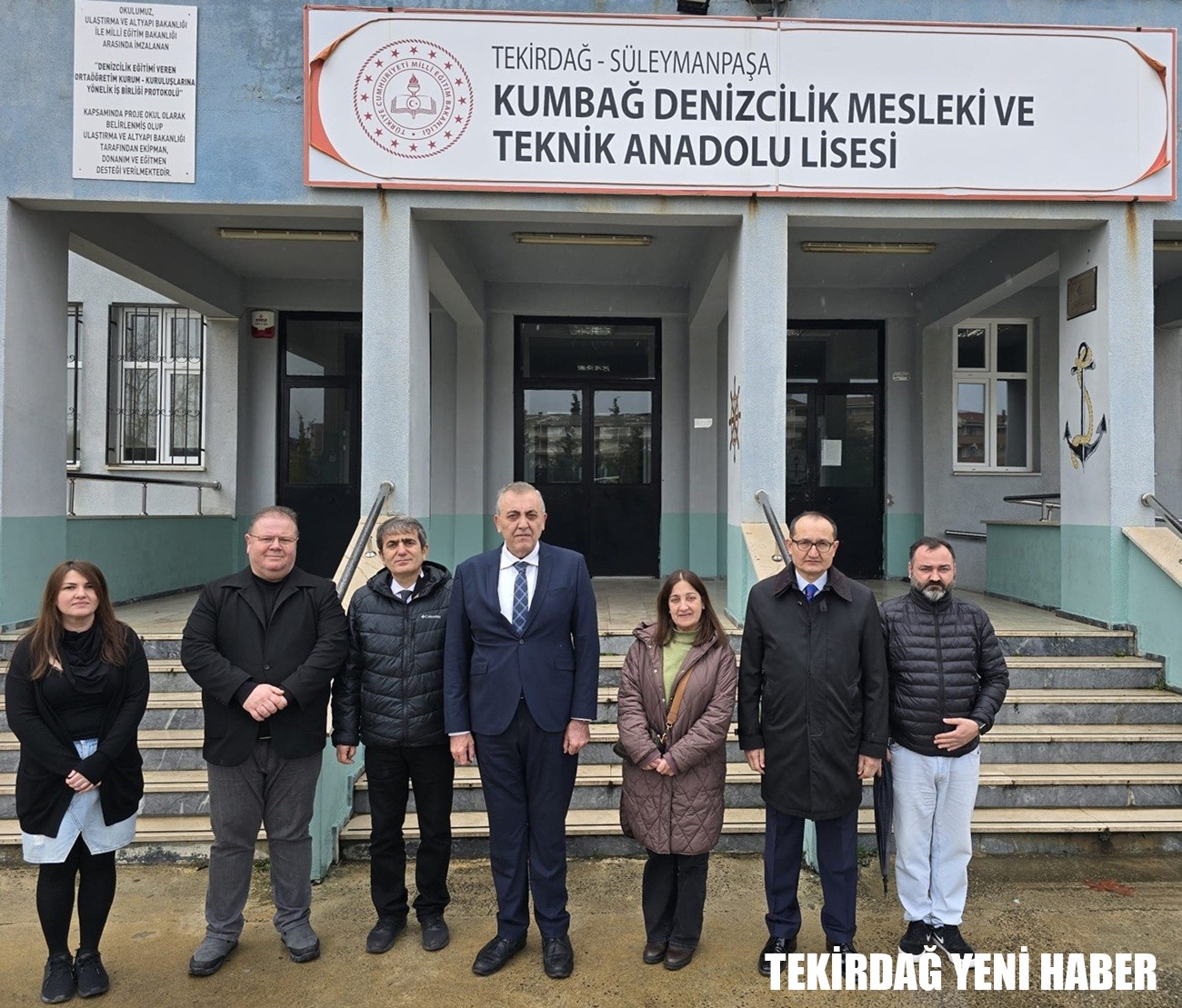 İlçemiz Kumbağ Denizcilik Mesleki ve Teknik Anadolu Lisesi Müdürlüğüne Ziyaret