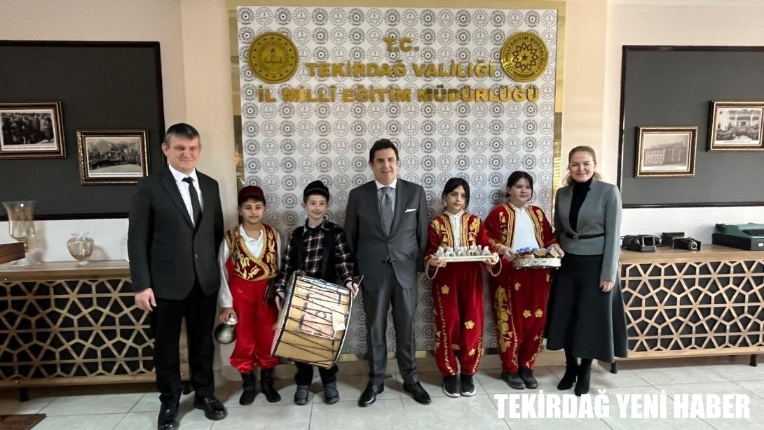 Maarifin Kalbinde Ramazan Etkinlikleri Kapsamında İl Millî Eğitim Müdürlüğüne Öğrencilerden Ziyaret