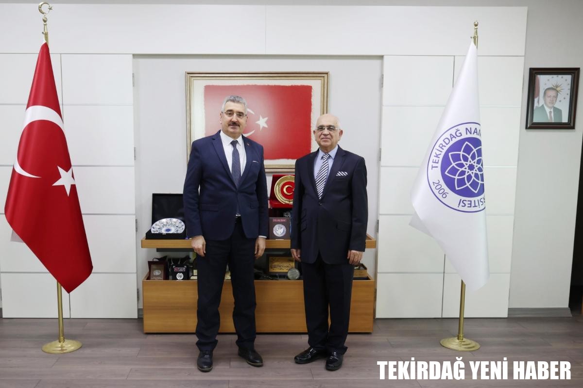 NAMIK KEMAL ÜNİVERSİTESİ REKTÖRÜNE ZİYARET