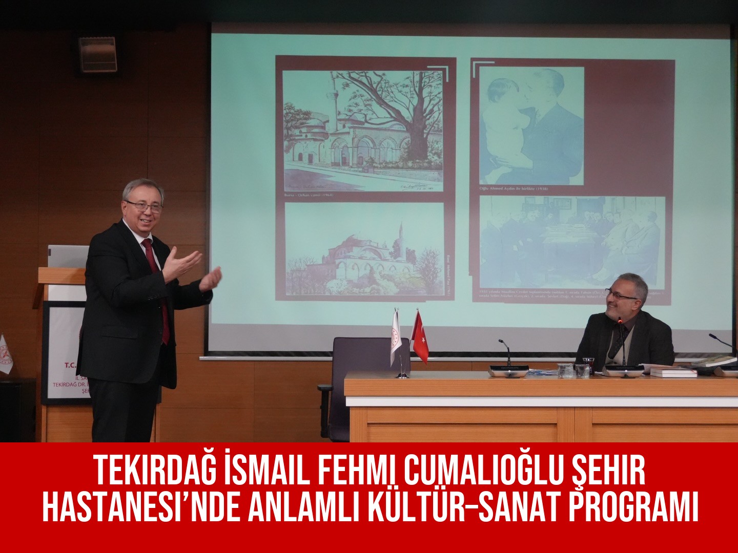 Tekirdağ İsmail Fehmi Cumalıoğlu Şehir Hastanesi’nde Anlamlı Kültür–Sanat Programı