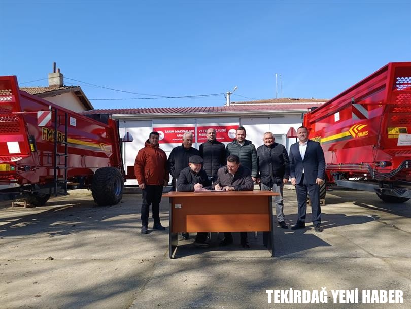 Türkiye İklim Akıllı ve Rekabetçi Tarımsal Büyüme Projesi Kapsamında Katı Gübre Römorku Dağıtımı Yapıldı