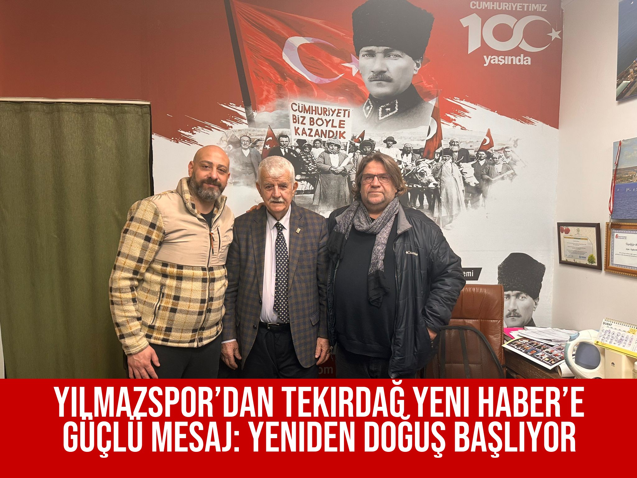 Yılmazspor’dan Tekirdağ Yeni Haber’e Güçlü Mesaj: Yeniden Doğuş Başlıyor