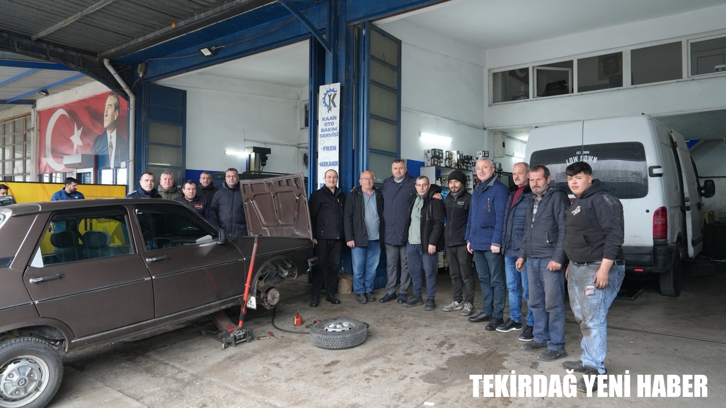 Başkan taşyasan’dan saray küçük sanayi sitesi’ne ziyaret