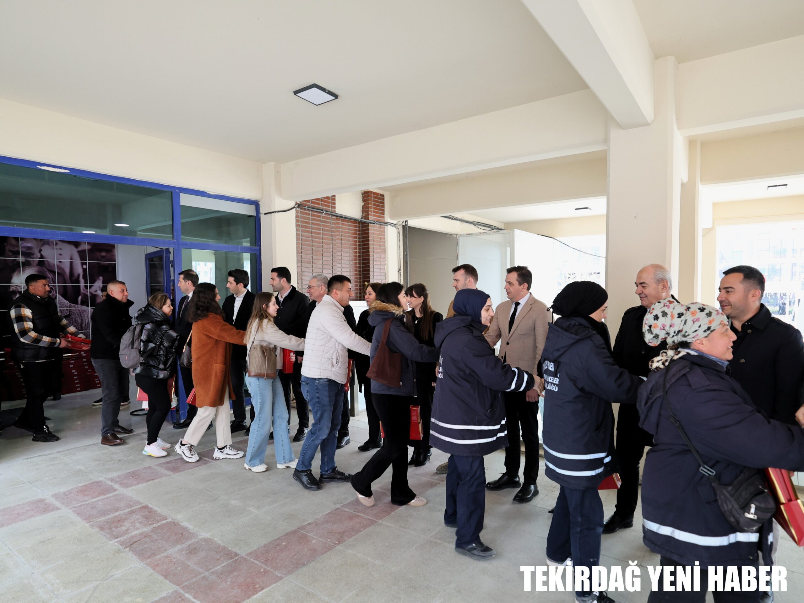 BELEDİYEMİZDE BAYRAMLAŞMA YAPILDI