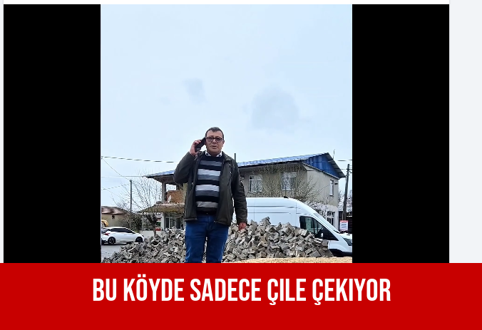 Bu Köyde Sadece Çile Çekiyor