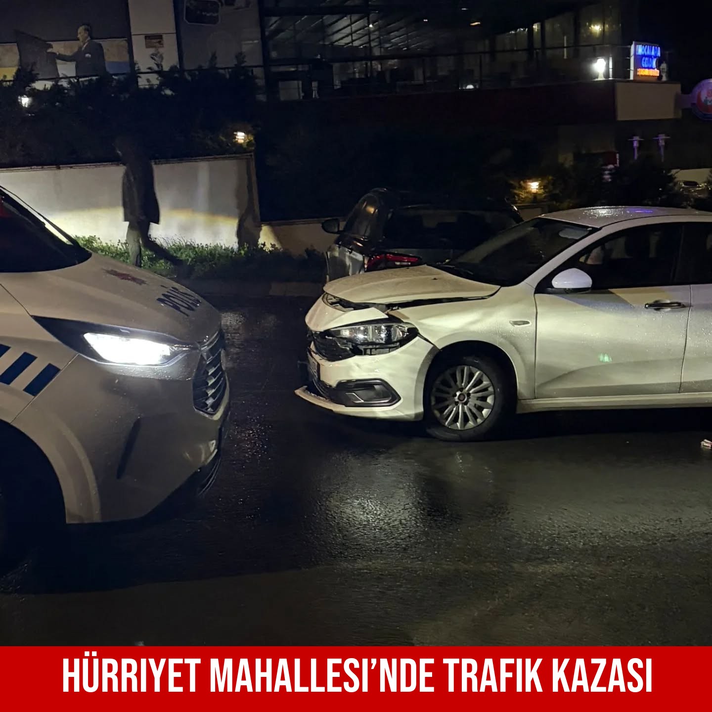 Hürriyet Mahallesi’nde Trafik Kazası