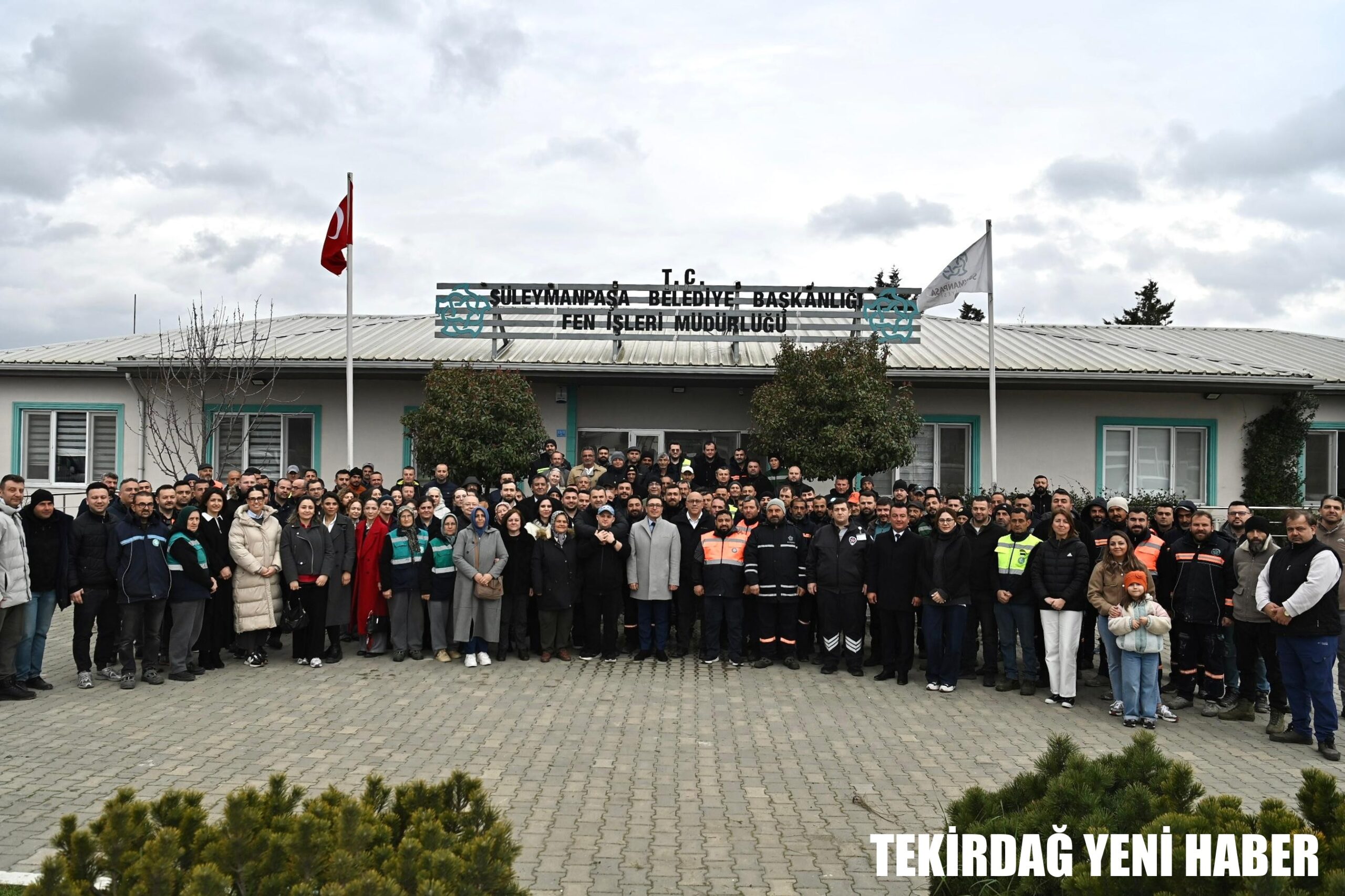 Süleymanpaşa Belediyesinde Bayramlaşma Mesaisi