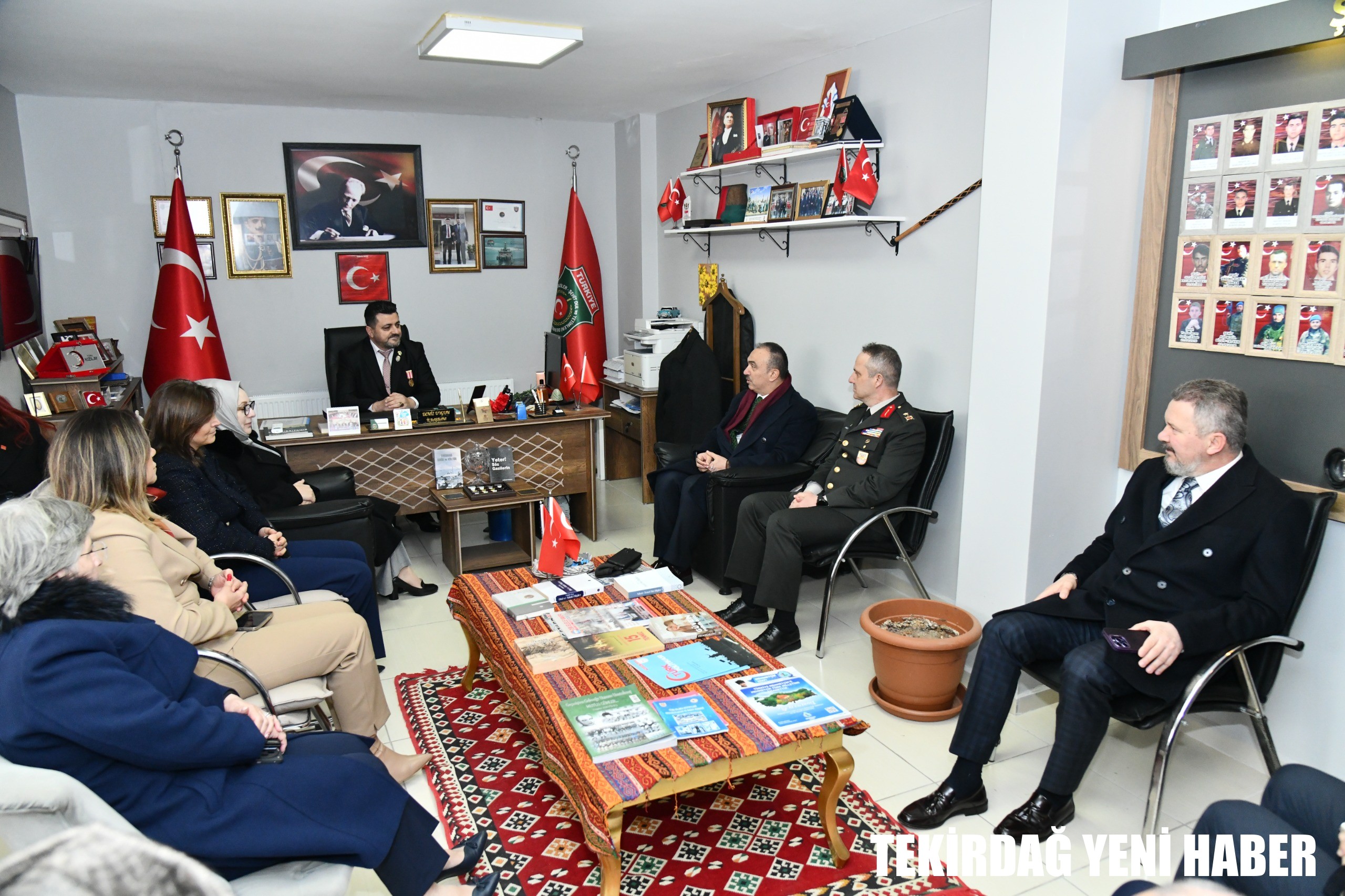 Vali Soytürk Türkiye Harp Malulü Gaziler, Şehit Dul ve Yetimleri Derneğini Ziyaret Etti
