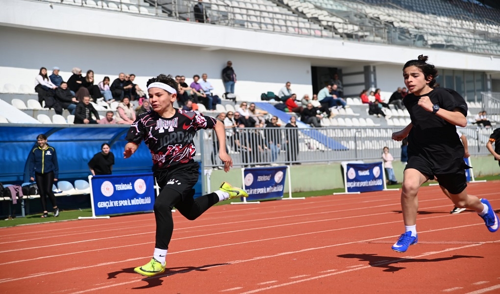 TEKİRDAĞ’IN EN HIZLI MİNİK SPORCULARI BELİRLENDİ