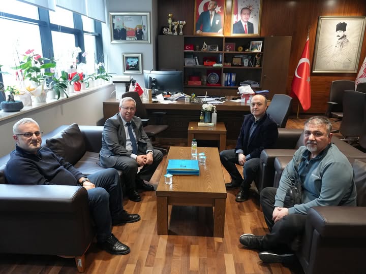 Prof. Dr. Metin Ünver ve Mahmut Cabbar Yönter’den Başhekim Prof. Dr. Erhan Tabakoğlu’na Ziyaret