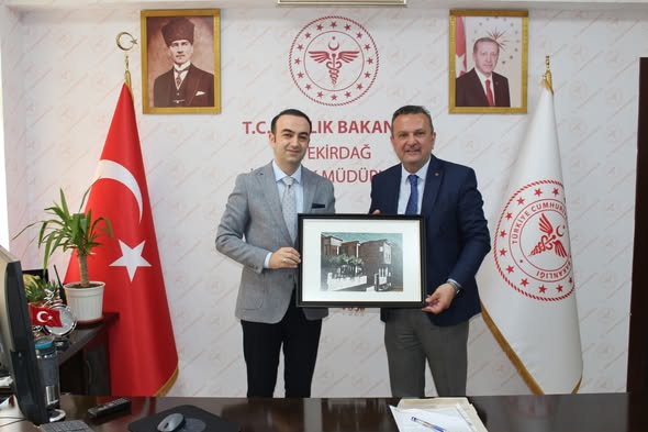 NKÜ Güzel Sanatlar Fakültesi’nden İl Sağlık Müdürü Onar’a Ziyaret