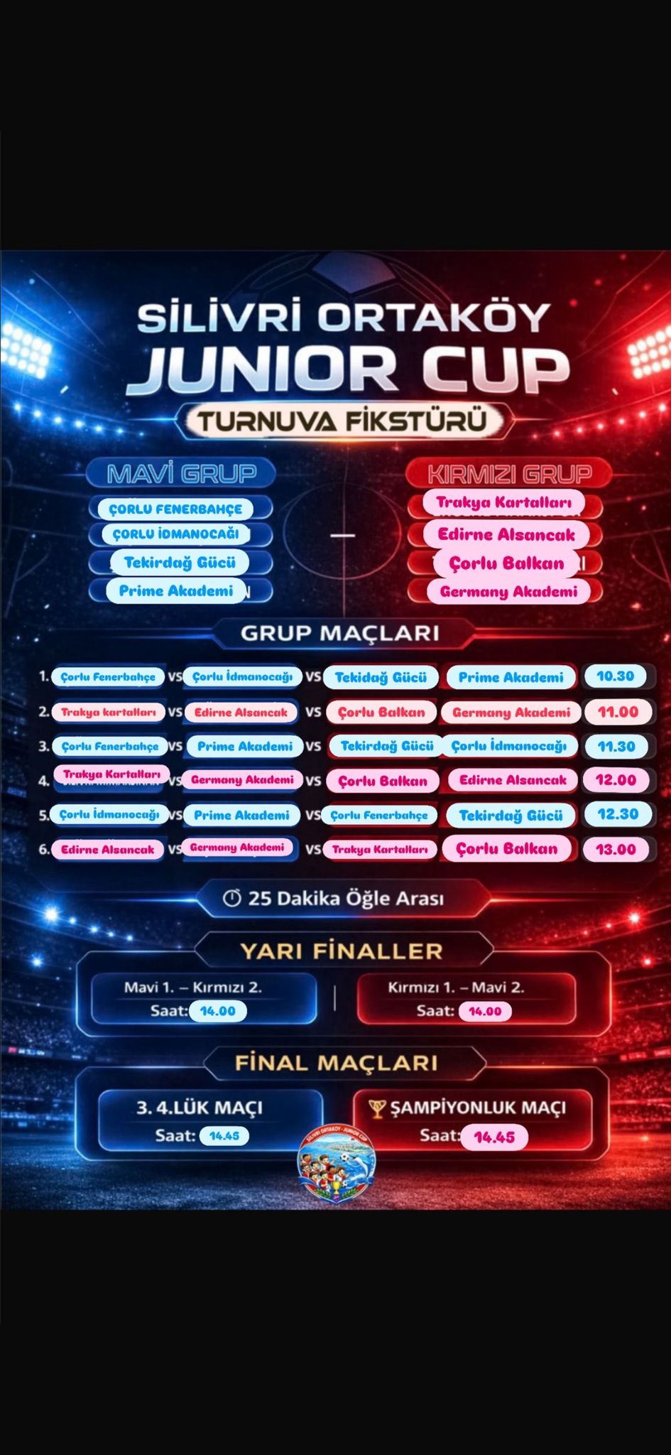 Tekirdağ Gücü, Silivri Ortaköy Junior Cup’ta sahaya çıkıyor