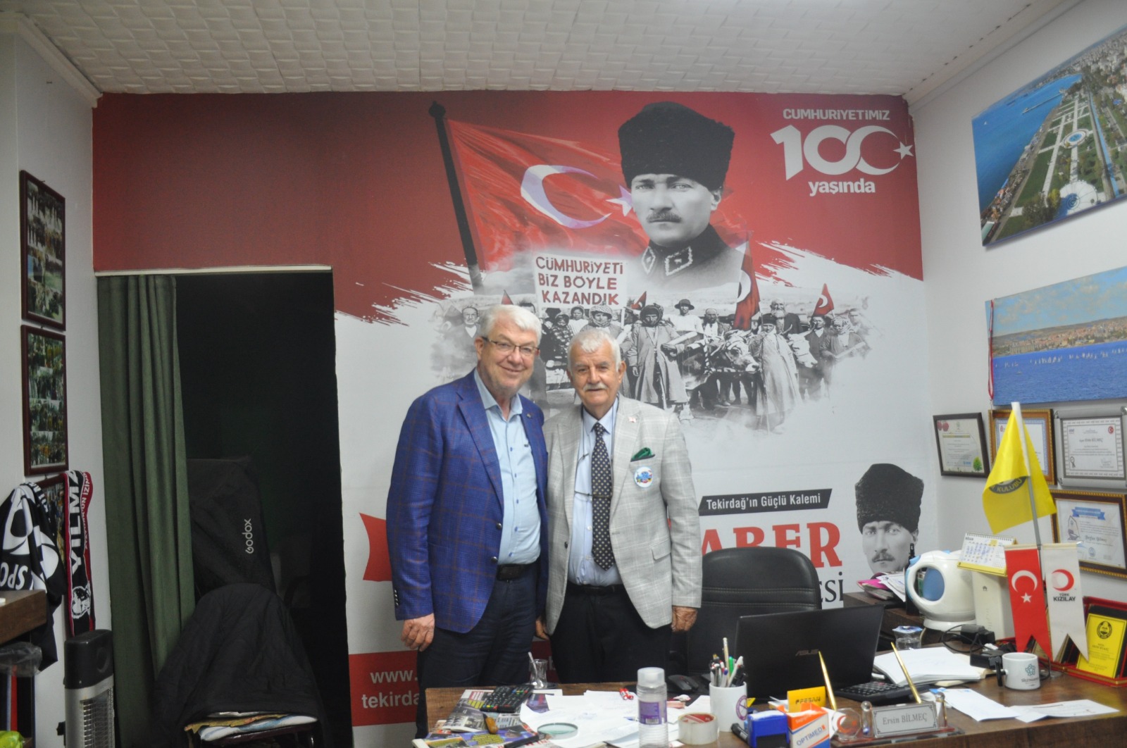 Malkara Ticaret Borsası Başkanı Atilla Ayaz’dan Gazetemize Ziyaret