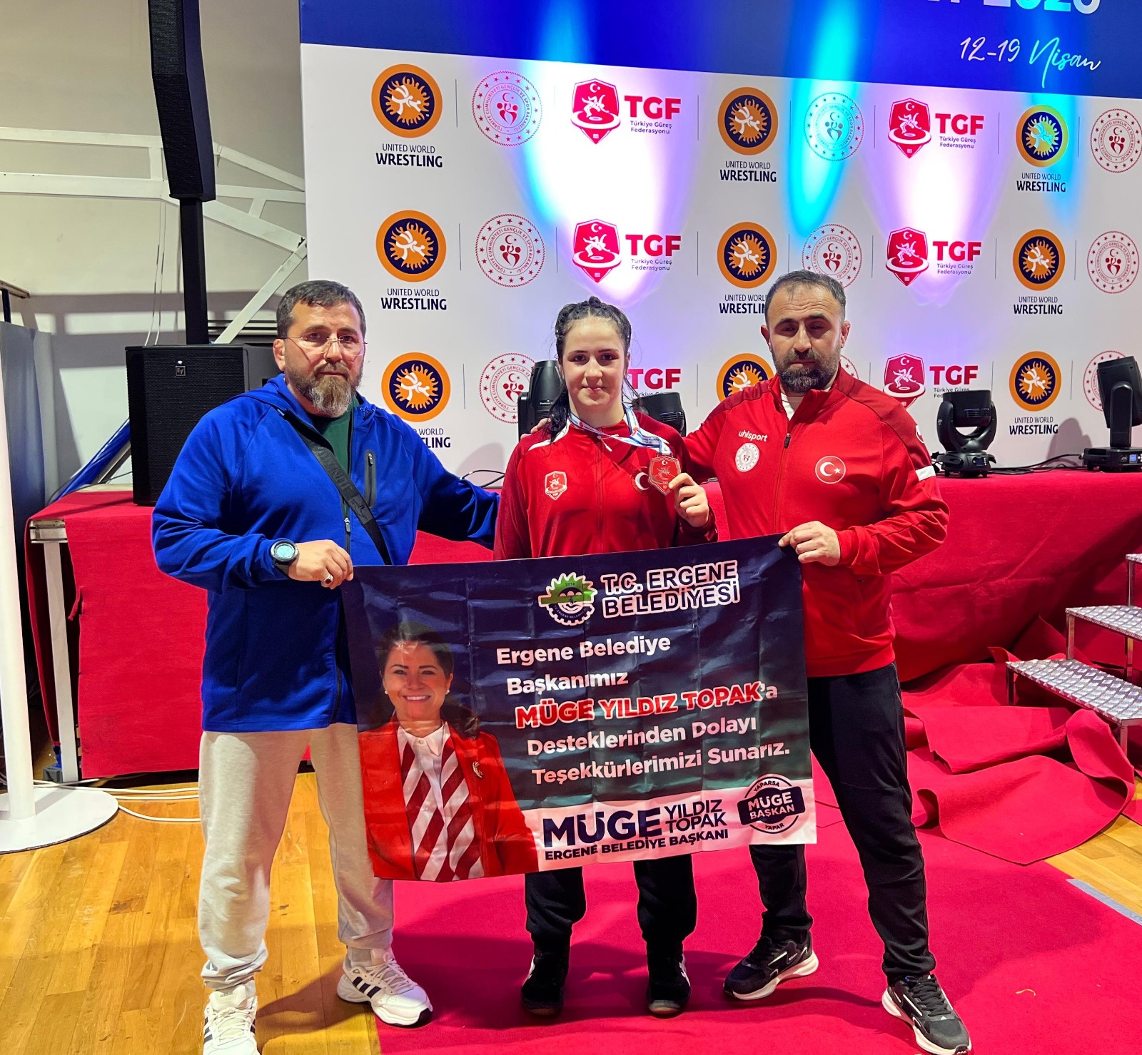 ERGENE’DE SPORDA ÇİFTE GURUR!