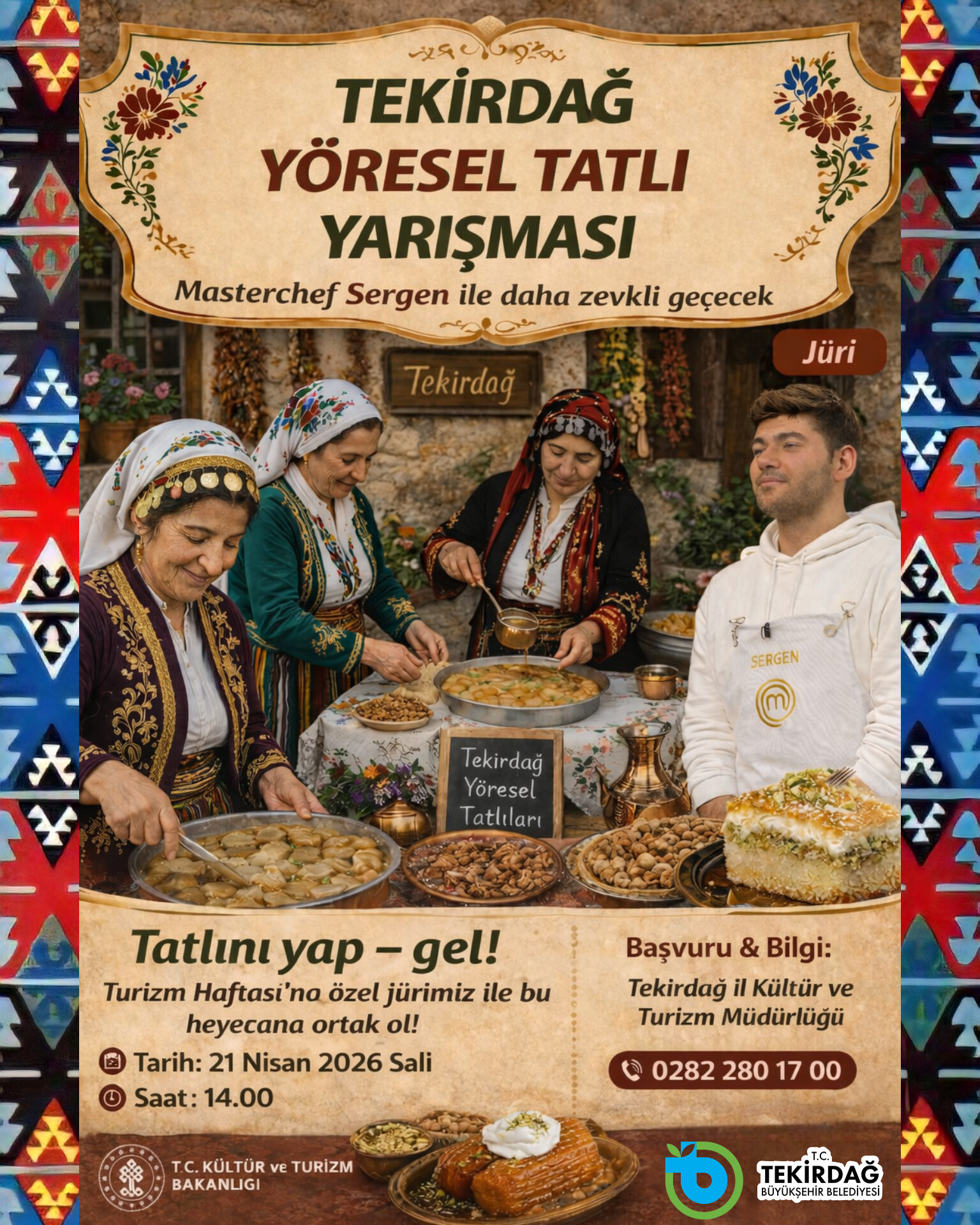 Tekirdağ’da Tatlı Rekabeti Başlıyor: Yöresel Lezzetler Yarışacak