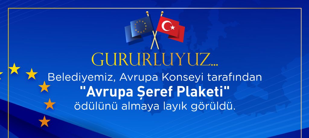 Çorlu Belediyesi “Avrupa Şeref Plaketi”ne Layık Görüldü