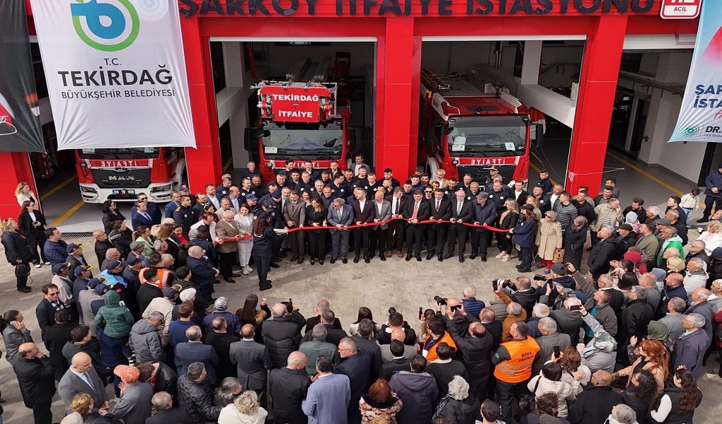 ŞARKÖY’ÜN AFET GÜVENLİĞİNE DEV YATIRIM: MODERN İTFAİYE İSTASYONU AÇILDI