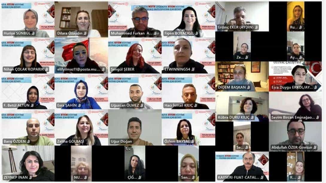 Tekirdağ’da Türkiye STEM Eğitimi Ulusal Çevrim İçi Çalıştayı Yoğun Katılımla Tamamlandı