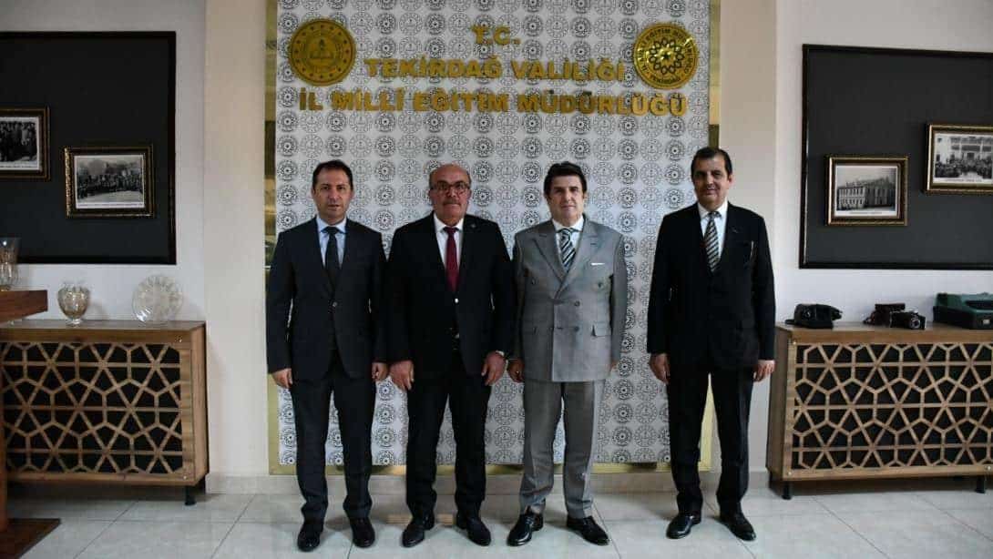 Tüm Eğitim Çalışanları Sendikası (TEÇ-SEN) Heyetinden İl Millî Eğitim Müdürü Dr. Aziz Yeniyol’a Ziyaret
