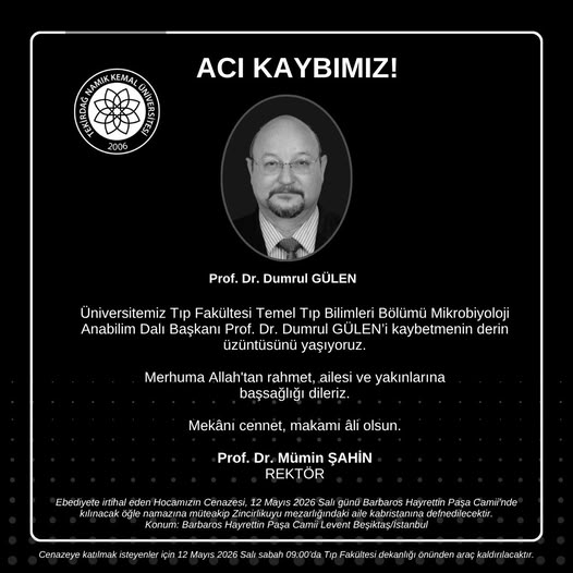 Üniversite camiasını yasa boğan acı haber…